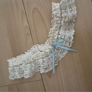 Hanky anthropologie bridal garter